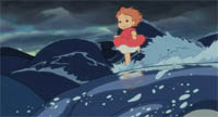 foto z filmu Ponjo z útesu nad mořem